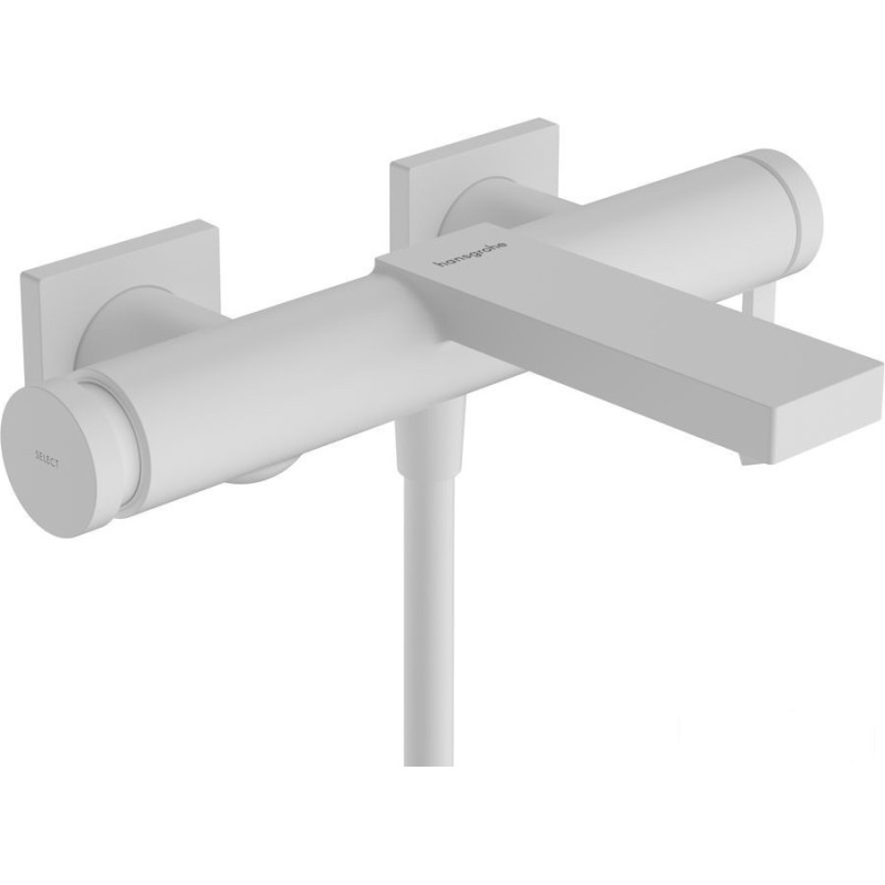 Bateria wannowa natynkowa biały mat Tecturis E Hansgrohe (73420700)