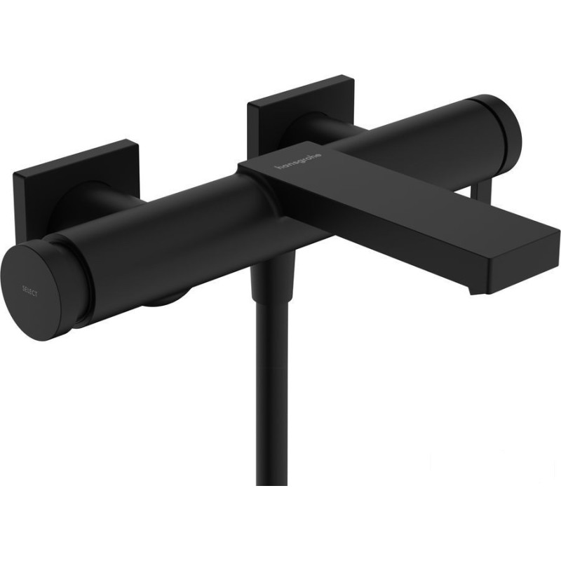 Bateria wannowa natynkowa czarny mat Tecturis E Hansgrohe (73420670)