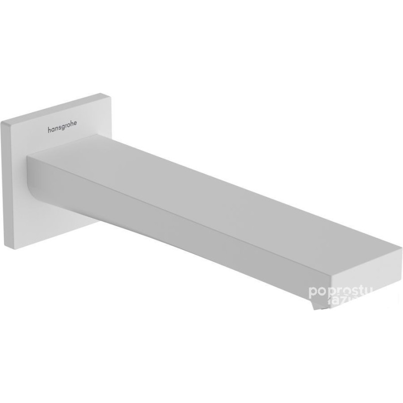 Wylewka wannowa 21 cm biały mat Tecturis E Hansgrohe (73410700)