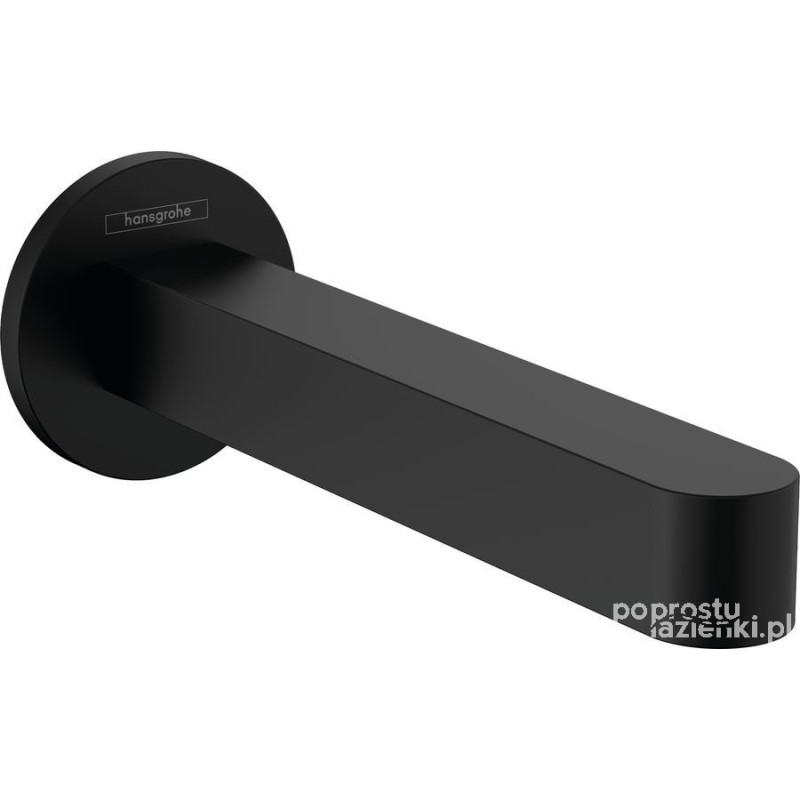 Wylewka wannowa Czarny Matowy Finoris Hansgrohe (76410670)