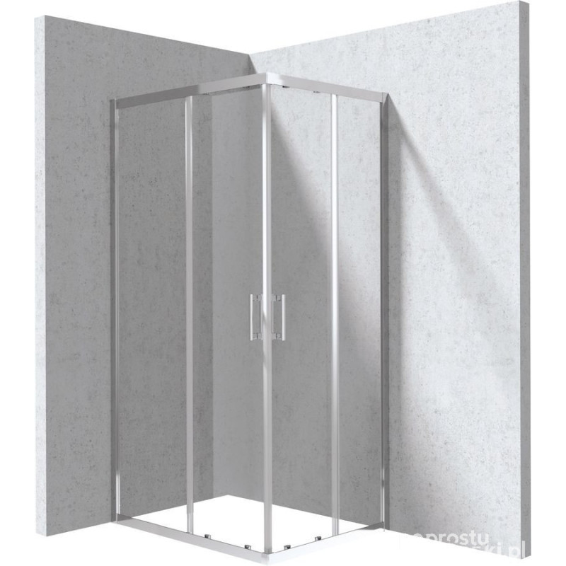 Kabina prysznicowa kwadratowa 100x80 cm Deante (KYC 0018P)