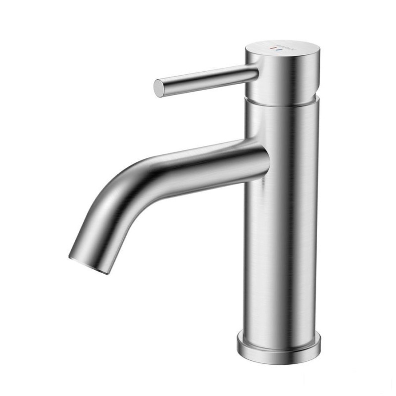 Bateria umywalkowa stojąca, stal szczotkowana Kseno RAK Ceramics (AVAPAX14-0)