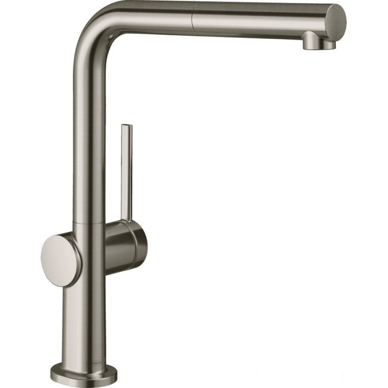 Bateria kuchenna z wyciąganą wylewką 270 Stal Szlachetna Finish Talis M54 Hansgrohe (72808800)