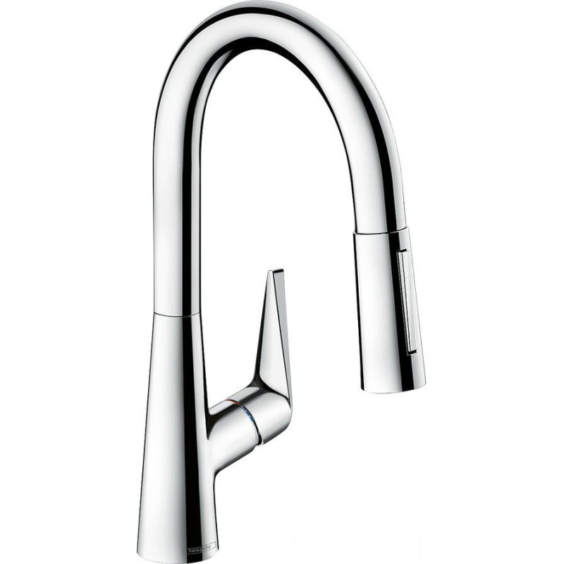Bateria kuchenna z wyciąganą wylewką Chrom Talis M51 Hansgrohe (72815000)