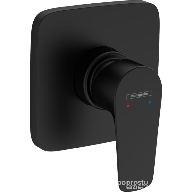Bateria prysznicowa podtynkowa Czarny Mat Talis E Hansgrohe (71764670)