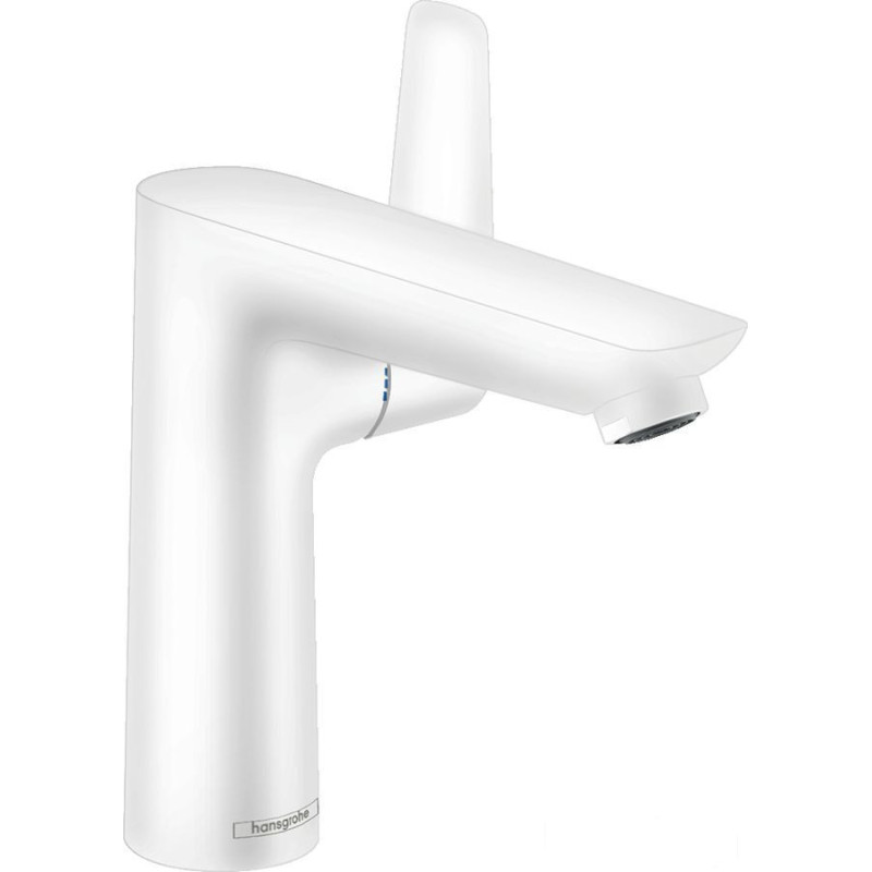 Bateria umywalkowa 150 z korkiem z cięgłem Biały Mat Talis E Hansgrohe (71754700)