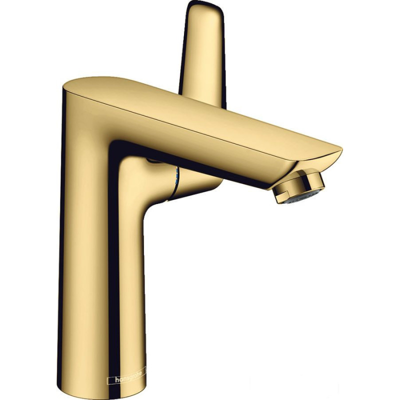 Bateria umywalkowa 150 z korkiem z cięgłem Złoty połysk Talis E Hansgrohe (71754990)
