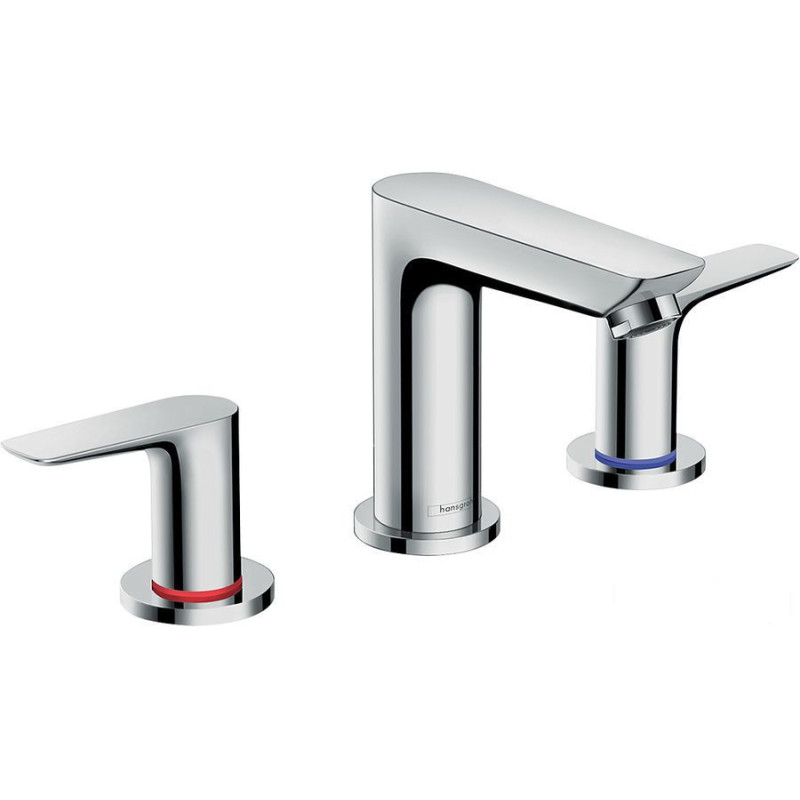 Bateria umywalkowa 3-otworowa z korkiem z cięgłem Chrom Talis E Hansgrohe (71733000)