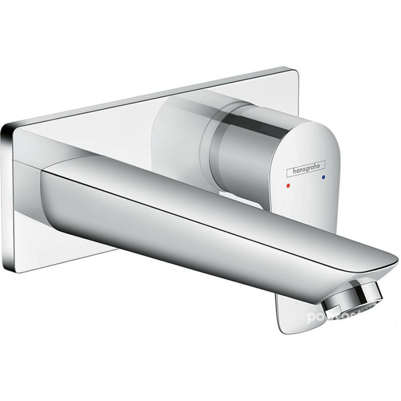 Bateria umywalkowa z wylewką 16,5 ścienna podtynkowa Chrom Talis E Hansgrohe (71732000)