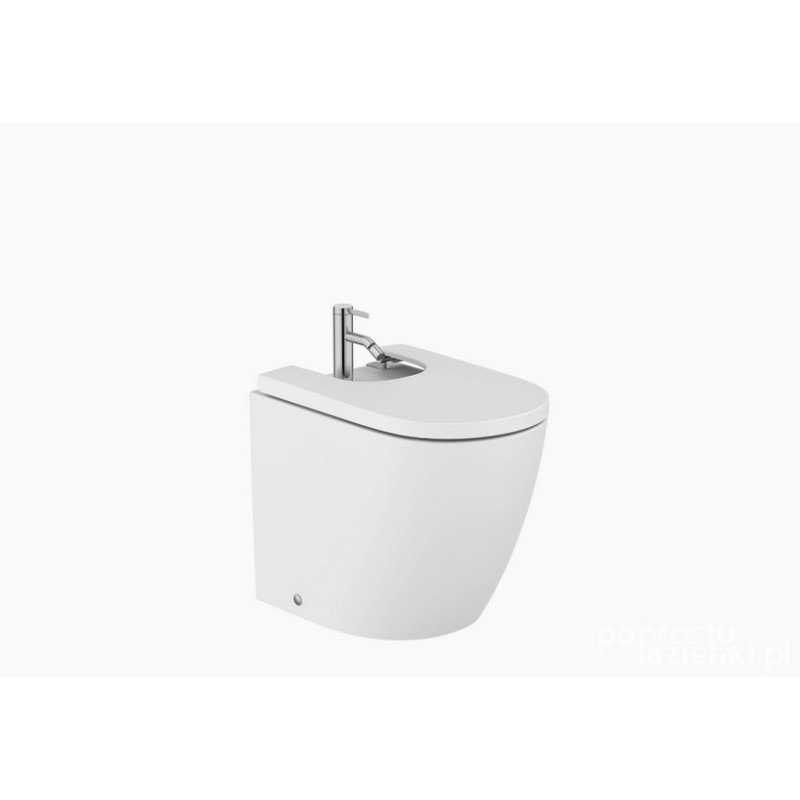 Bidet stojący przyścienny 54 cm biały mat Meridian Roca (A357747620)