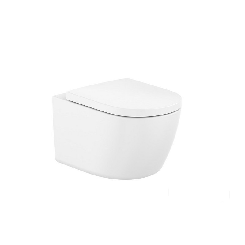 Miska WC podwieszana Rimless® Vortex 54 cm biała Meridian Roca (A346747000)
