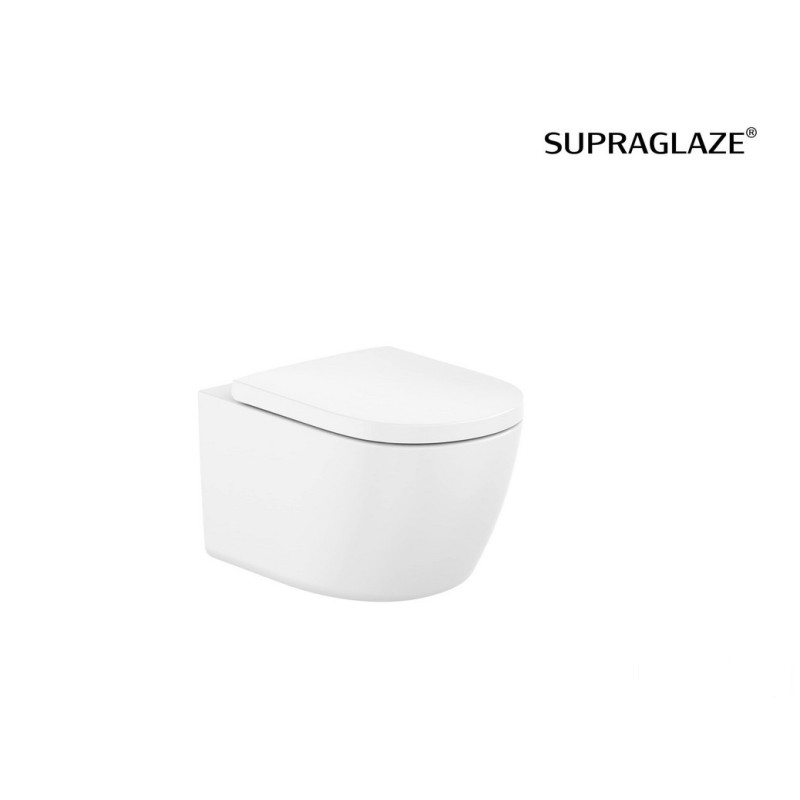 Miska WC podwieszana Rimless® Vortex Supraglaze Meridian Roca (A346747S00)