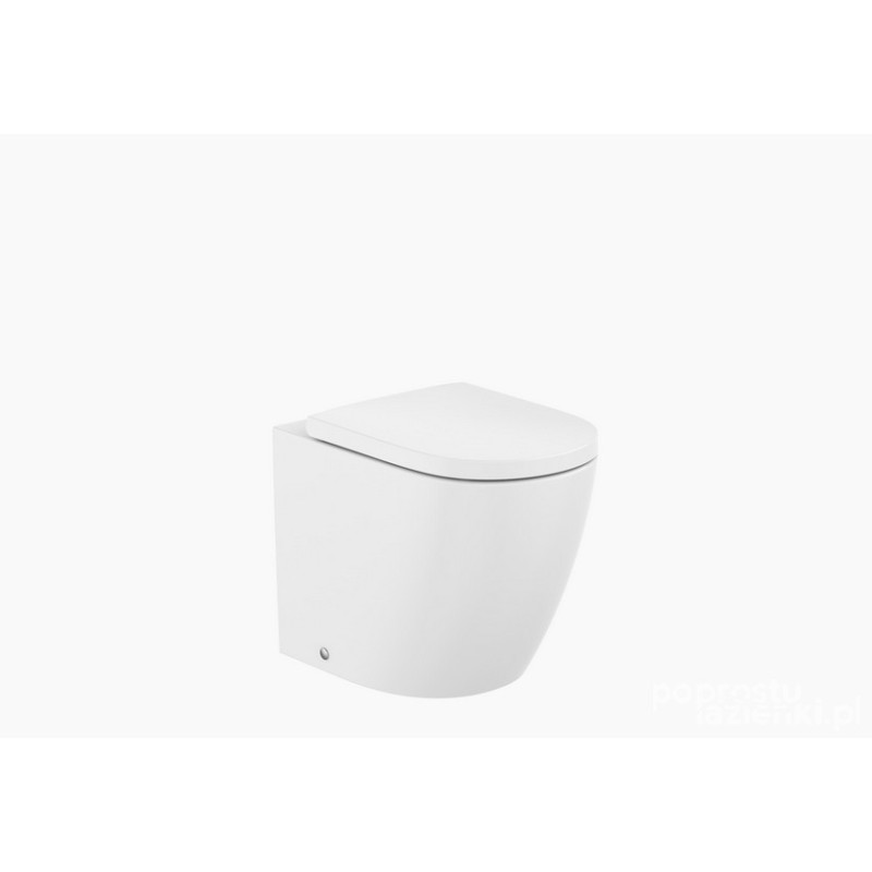 Miska WC stojąca Rimless® Vortex o/podwójny przyścienna biała Meridian Roca (A347747000)