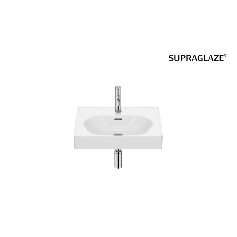 Umywalka ścienna/meblowa 55x46 Fineceramic® Supraglaze Meridian Roca (A327741S00)