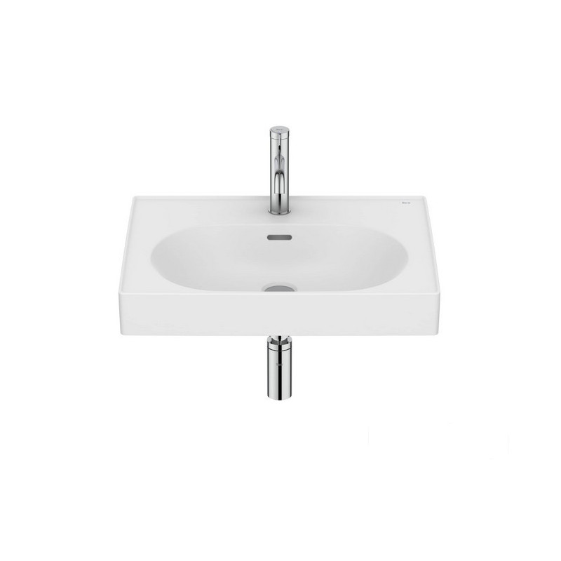 Umywalka ścienna/meblowa 60x46 Fineceramic® biały mat Meridian Roca (A327742620)