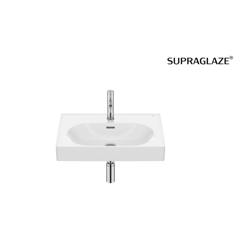 Umywalka ścienna/meblowa 60x46 Fineceramic® Supraglaze Meridian Roca (A327742S00)