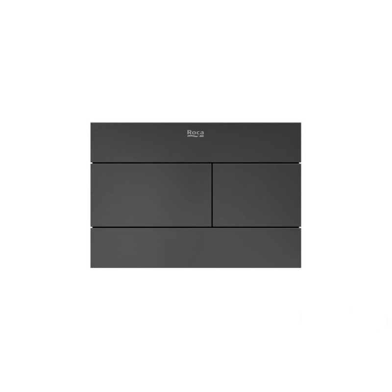 PS2 - przycisk podwójny PVD Brushed Titanium Black DUPLO S Roca (A8902243NM)