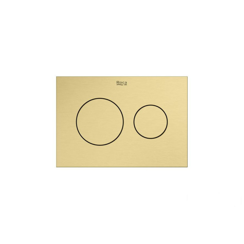 PS3 - przycisk podwójny PVD Brushed Gold DUPLO S Roca (A8902233VA)