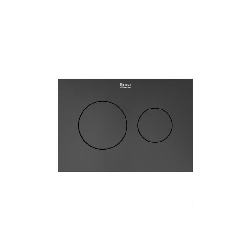 PS3 - przycisk podwójny PVD Brushed Titanium Black DUPLO S Roca (A8902233NM)