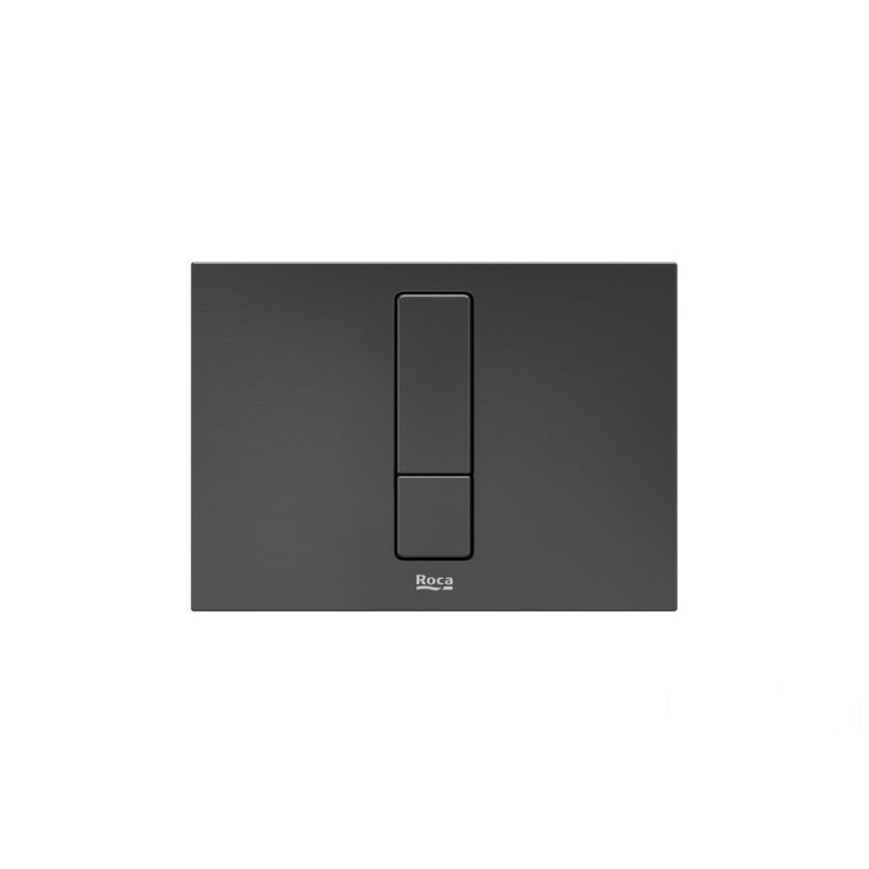 PS4 - przycisk podwójny PVD Brushed Titanium Black DUPLO S Roca (A8902213NM)