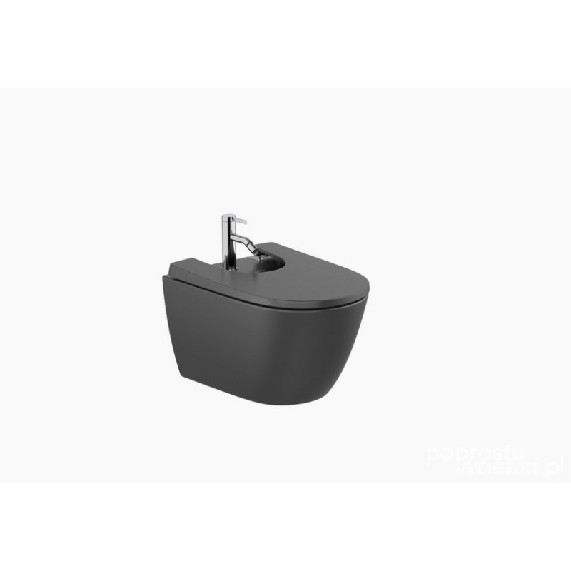 Bidet podwieszany 53 cm CZARNY MAT ONA Roca (A357685080)