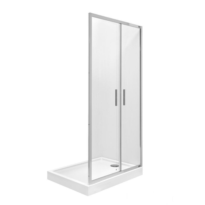 Drzwi dwuczęściowe BIFOLD z powłoką MaxiClean 800x1950mm TOWN-N Roca (AMP2408012M)