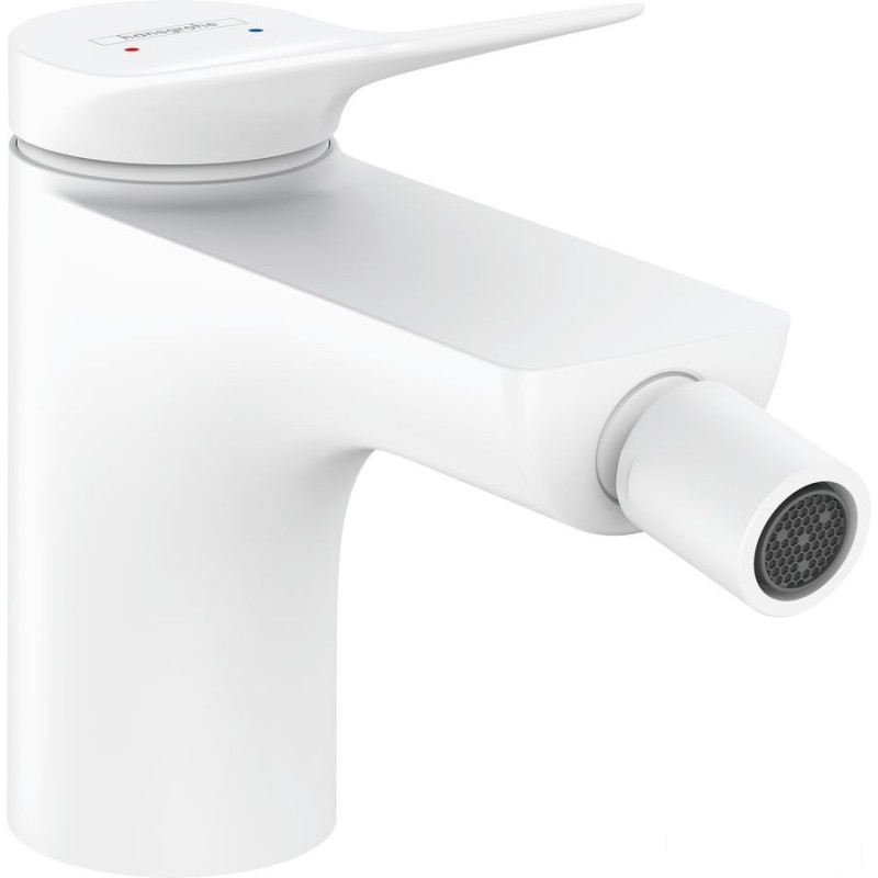 Bateria bidetowa z korkiem z cięgłem Biały Mat Vivenis Hansgrohe (75200700)