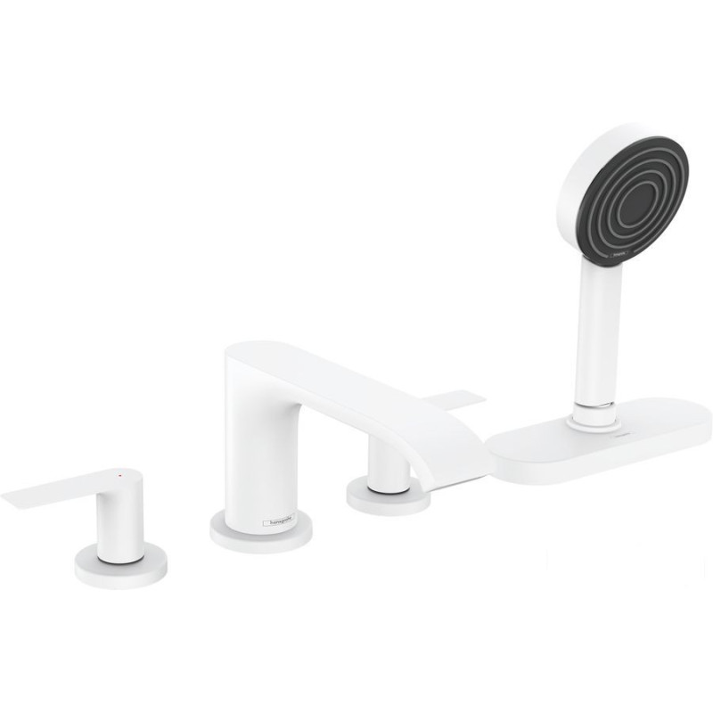 Bateria nawannowa 4-otworowa sBox Biały Mat Vivenis Hansgrohe (75444700)