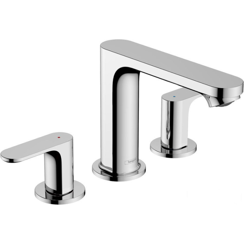 Bateria umywalkowa 110 z korkiem z cięgłem Chrom Rebris S Hansgrohe (72530000)