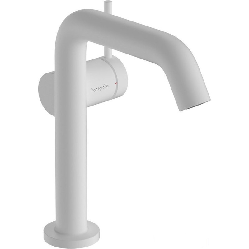 Bateria umywalkowa 150 Fine CoolStart z korkiem Push-Open Biały Tecturis S Hansgrohe (73342700)