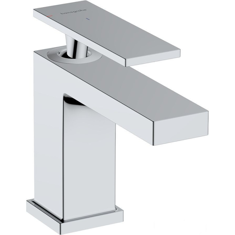 Bateria umywalkowa 80 CoolStart z korkiem z cięgłem Chrom Tecturis E Hansgrohe (73004000)