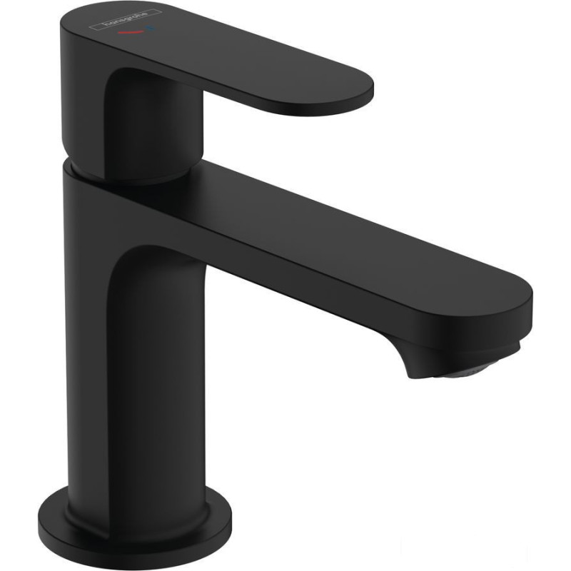 Bateria umywalkowa 80 CoolStart z metalowym kolor z cięgłem Czarny Rebris S Hansgrohe (72584670)