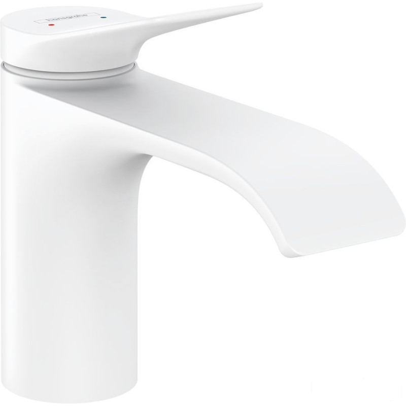 Bateria umywalkowa 80 z korkiem z cięgłem Biały Mat Vivenis Hansgrohe (75010700)