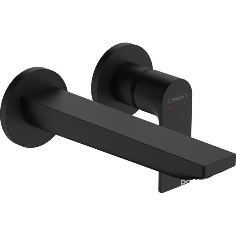 Bateria umywalkowa z wylewką 20 podtynkowa Czarny Matowy Rebris E Hansgrohe (72568670)