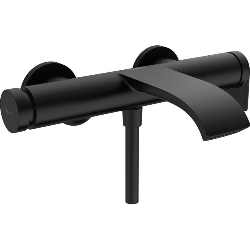 Bateria wannowa natynkowa Czarny Mat Vivenis Hansgrohe (75420670)