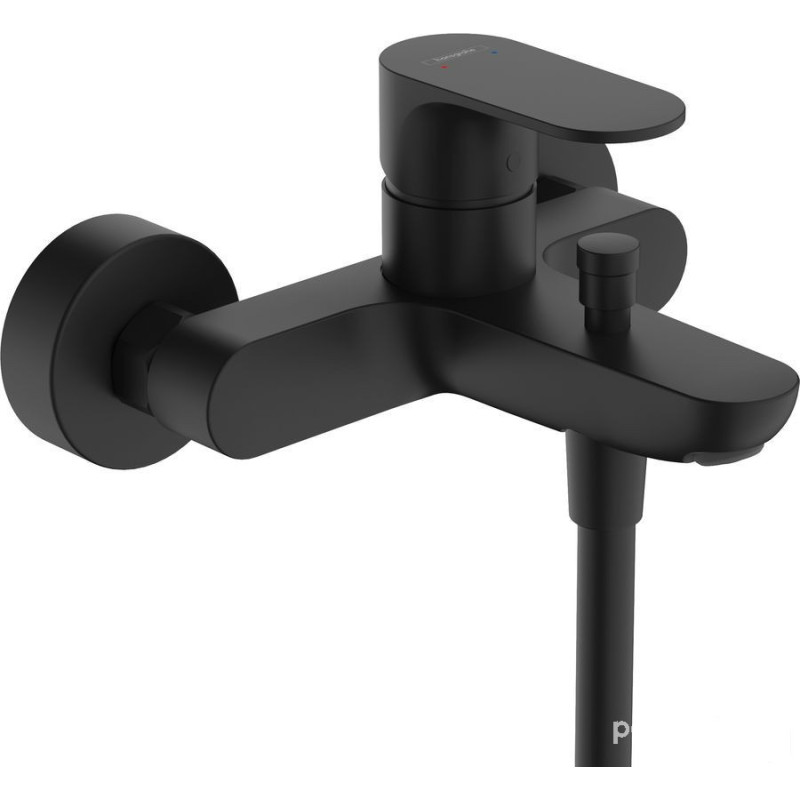 Bateria wannowa, natynkowa Czarny Matowy Rebris S Hansgrohe (72440670)