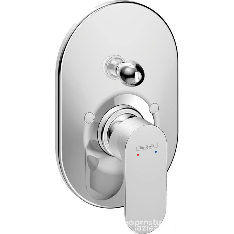 Bateria wannowa, podtynkowa Chrom Rebris S Hansgrohe (72449000)