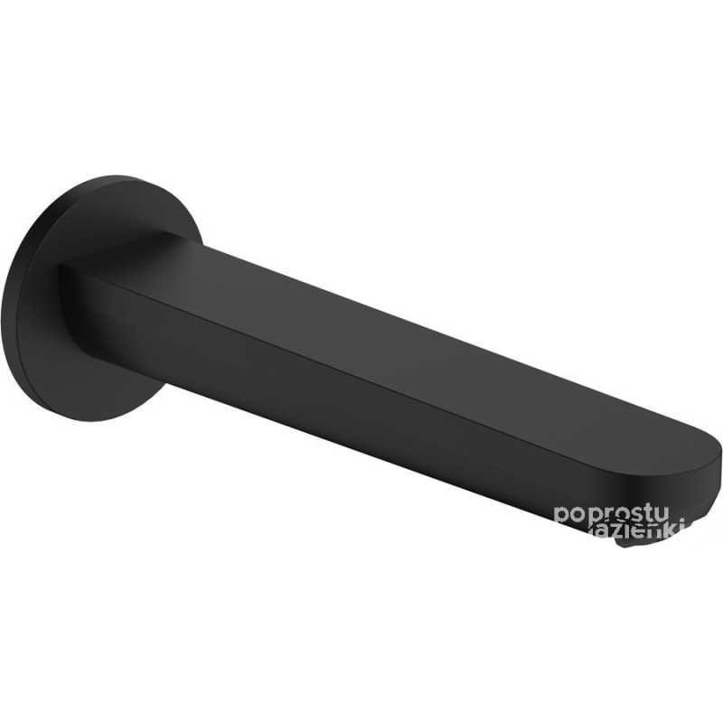 Wylewka wannowa Czarny Matowy Rebris S Hansgrohe (72430670)