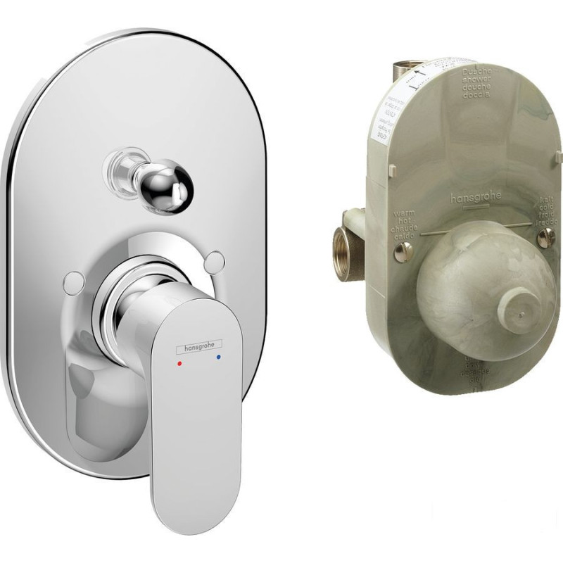 Zestaw baterii wannowej, podtynkowej Chrom Rebris S Hansgrohe (72448000)