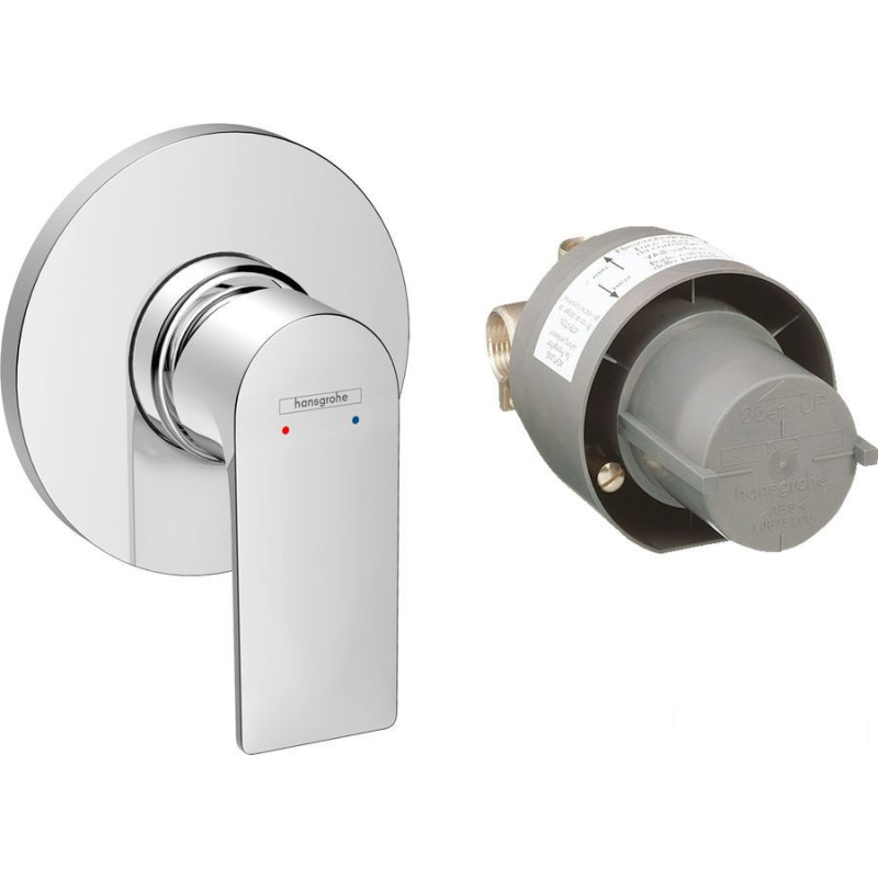 Zestaw prysznicowy podtynkowy Chrom Rebris E Hansgrohe (72658000)