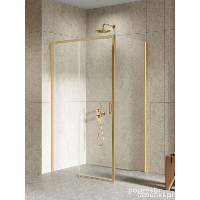 Kabina prysznicowa 100x70x200 Prime Gold Brushed New Trendy (D-0784A/D-0328B)