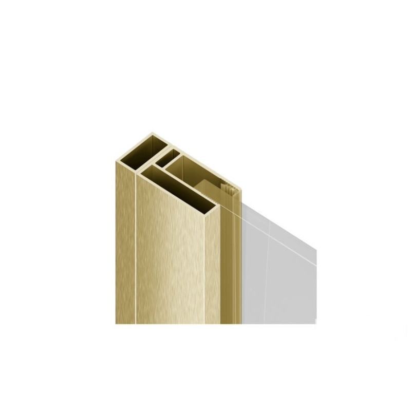 Profil poszerzający kabiny 10mm Ortigo złoty szczotkowany Excellent (KAEX.5090.GB)