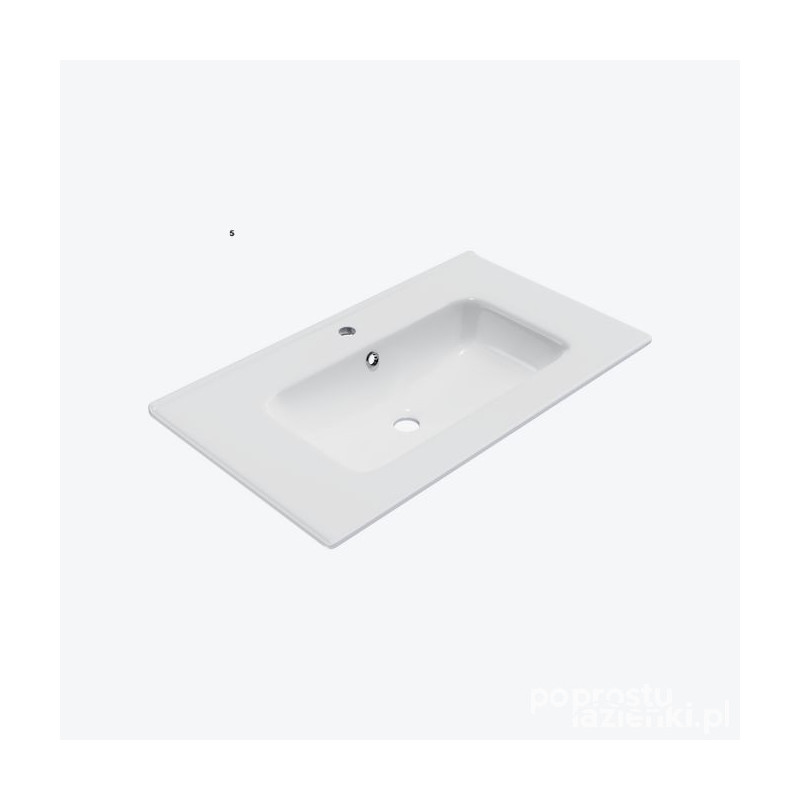 Umywalka meblowa 81x46,5 cm Pik Excellent (CEEX.6517.800.WH)