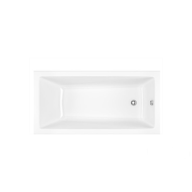 Wave wanna prostokątna 150x70 biały połysk Excellent (WAEX.WAV15WH)