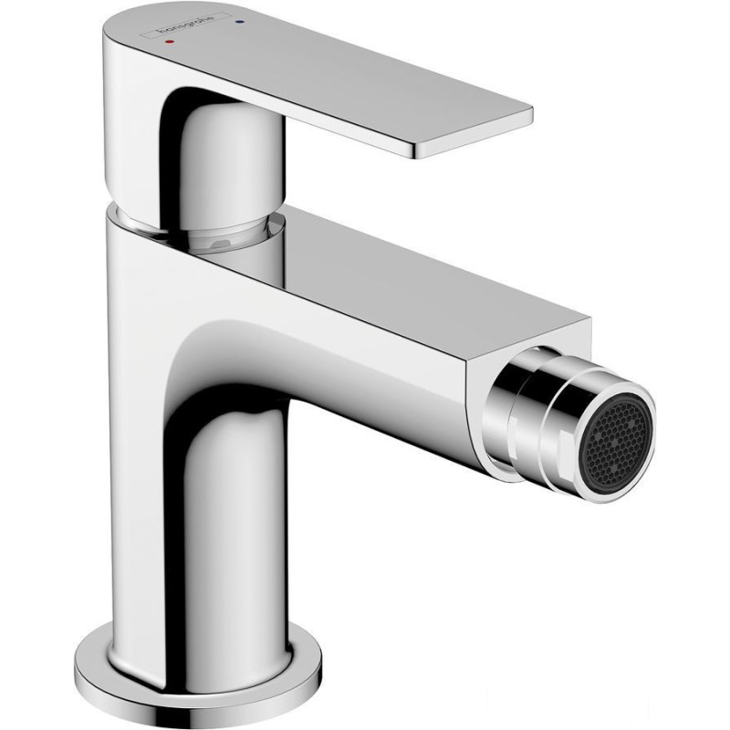 Bateria bidetowa z metalowym korkiem z cięgłem Chrom Rebris E Hansgrohe (72213000)