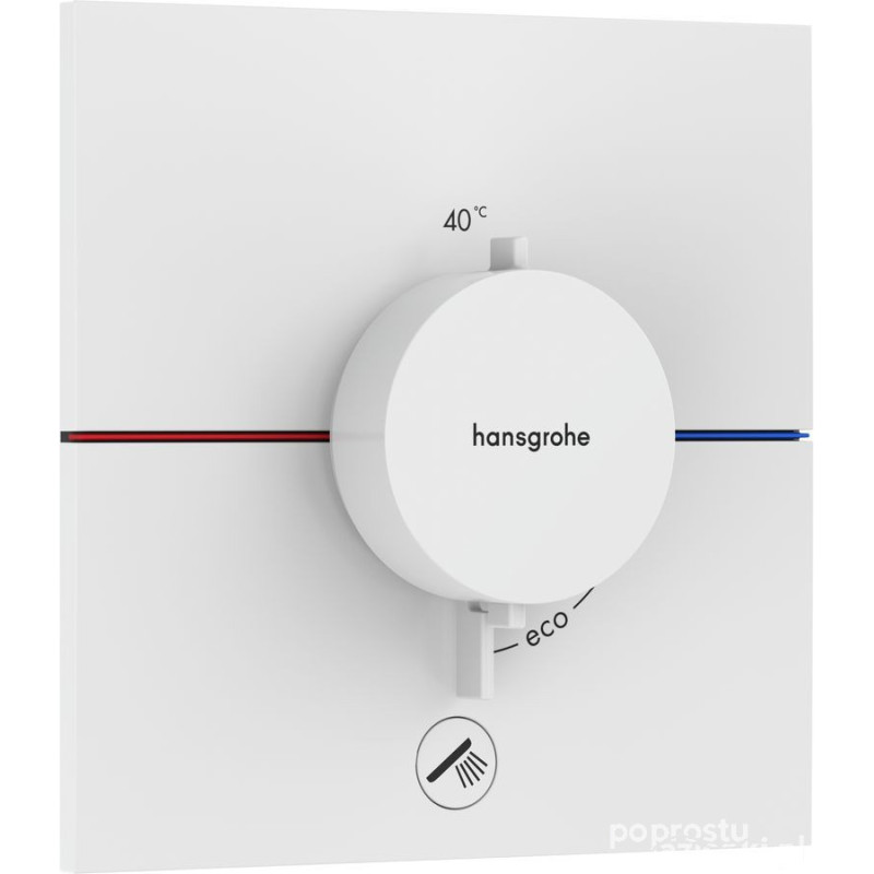 Bateria termostatyczna podtynkowa Biały mat ShowerSelect Comfort E Hansgrohe (15575700)