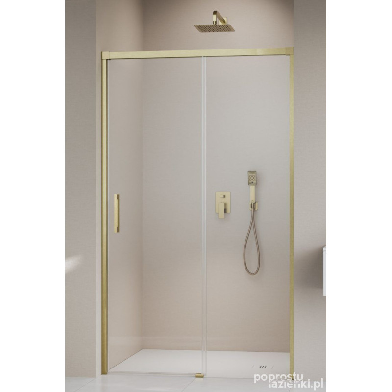 Drzwi prysznicowe 130 Idea Brushed Gold DWJ Radaway (387017-99-01R)