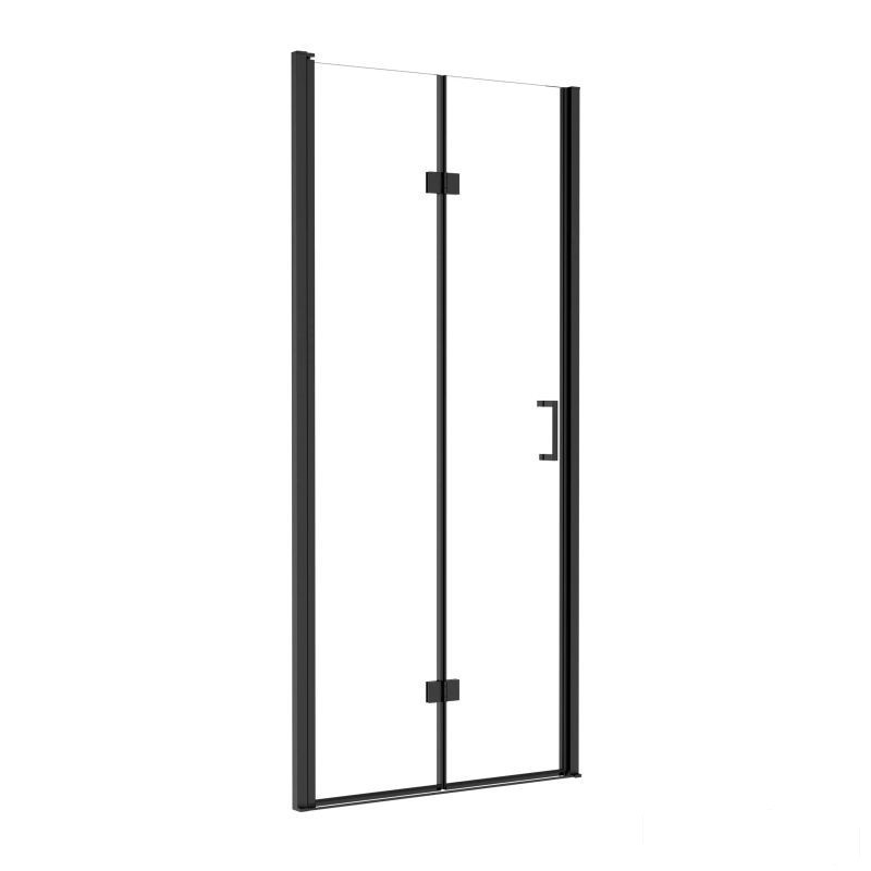 Drzwi prysznicowe 90x190 Exo-H Black Besco (EHB-90-190C)