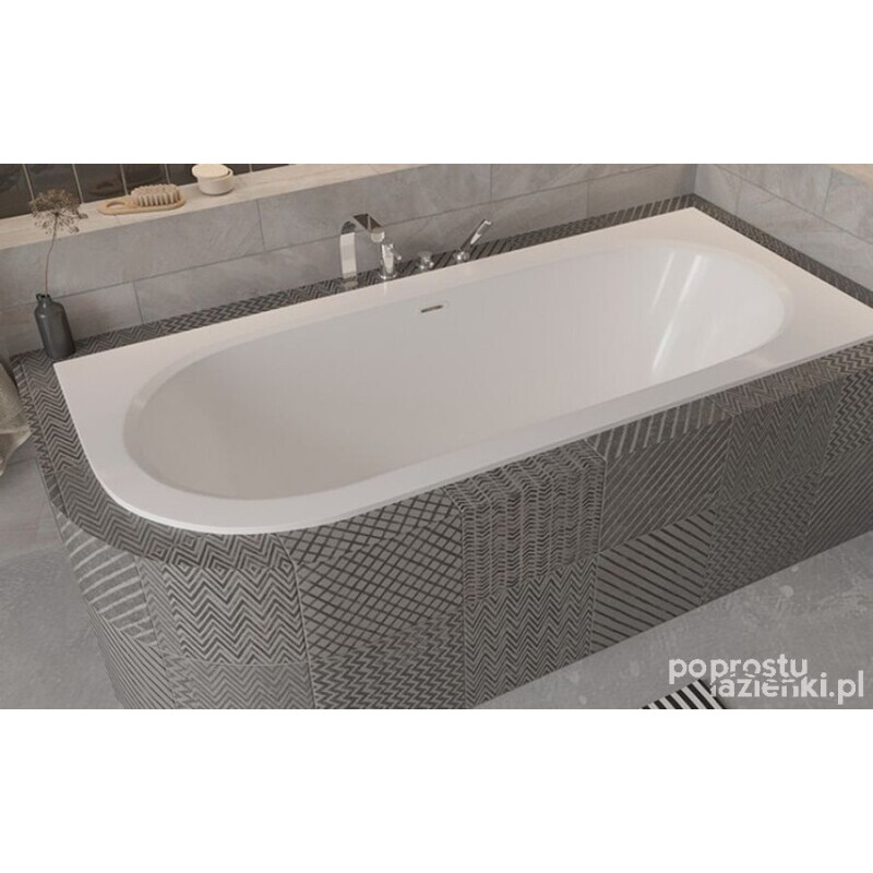Wanna asymetryczna 160x75 P Avita Slim+ Besco (WAV-160-PPC)