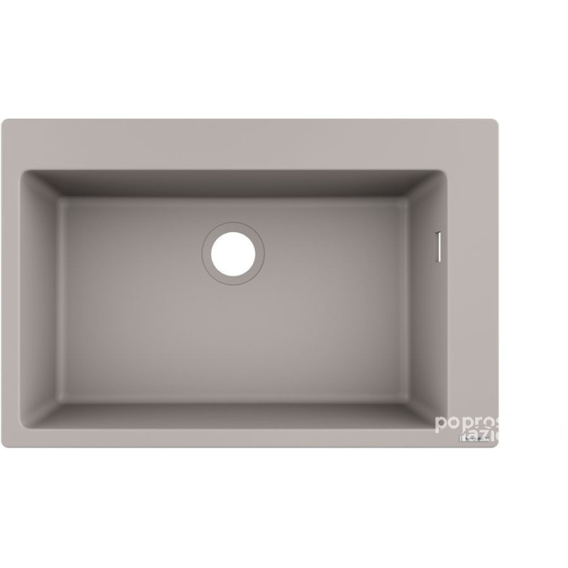 0-F660 Zlewozmywak nablatowy 660 S51 szarość betonu Hansgrohe (43313380)